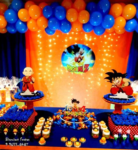 Pin By Lleana Najayra On Cumple Goku Ball Birthday Parties Goku