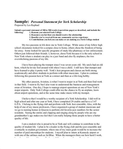 Free 6 Sample Scholarship Application Essay Templates In Ms Word Pdf