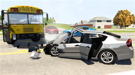 Realistic Fatal Crashes 1 Beamngdrive Youtube
