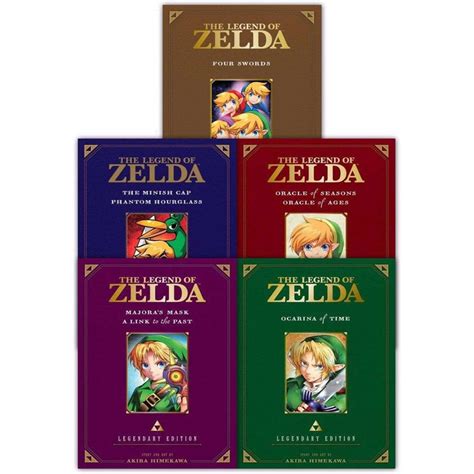 The Legend Of Zelda Legendary Edition Vol 1 5 Collection 5 Books Set