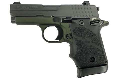 Sig Sauer P938 9mm Army Green Anodized Carry Conceal Pistol Sportsman
