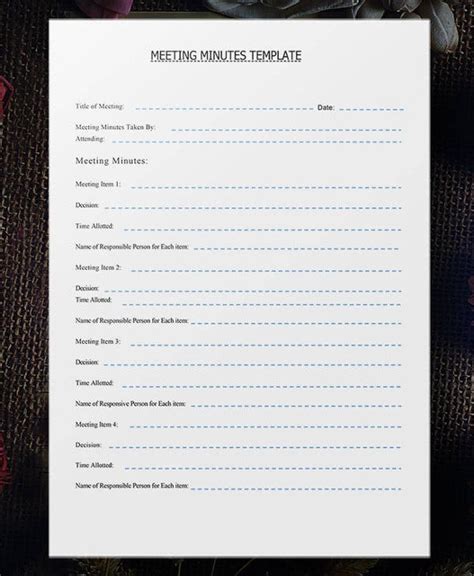 Meeting minutes (simple) keeping track of meeting minutes just got a lot easier. Best Meeting Minutes Template - 24+ Free Word, PDF ...