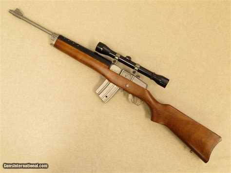 Ruger Mini 14 Ranch Rifle With Weaver 4x Scope Cal 223