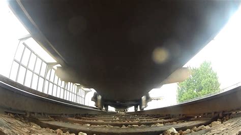 A Fast Csx Intermodal Train Runs Over My Gopro Camera Youtube