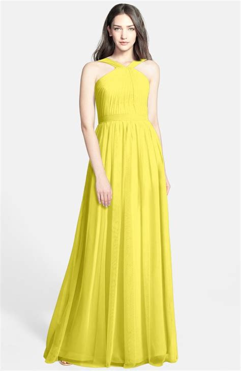 Colsbm Adele Pale Yellow Bridesmaid Dresses Colorsbridesmaid