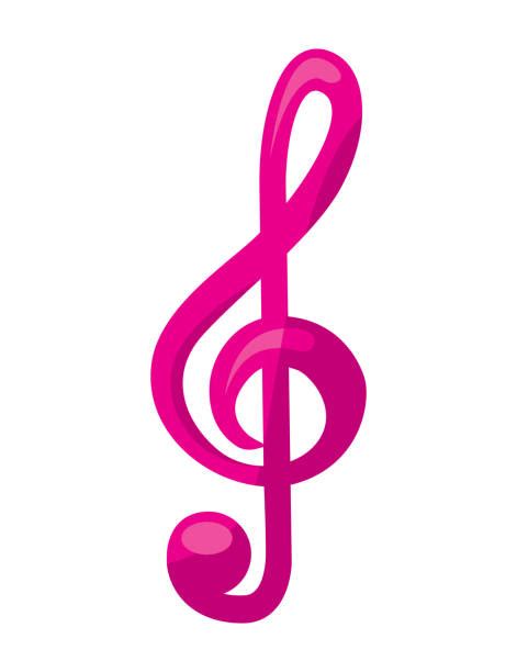 Music Pentagram Musical Note Treble Clef Illustrations Royalty Free
