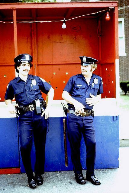 1970s Nyc Cops Photographer Unknown Policemen New York City Vintage 35mm Slide By Christian