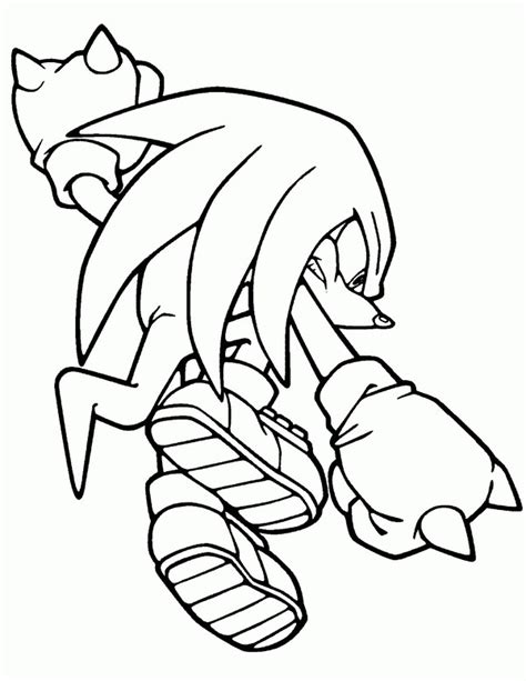 Dibujos Para Pintar A Sonic - Impresion gratuita