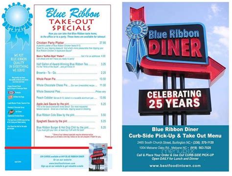 Wyatts, ballston lake, vischer ferry, rotterdam, mariaville lake, amsterdam, glenville, albany, and troy, new york. Online Menu of Blue Ribbon Diner, Burlington, NC