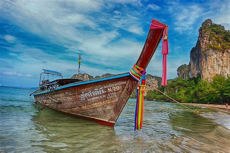Hd Wallpaper Thailand Railay Krabi Paradise Beach Ocean Sea