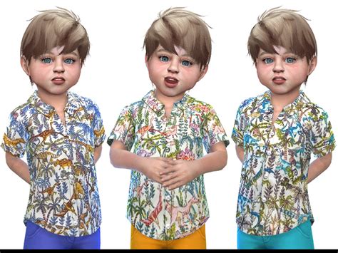 The Sims Resource Shirt For Toddler Boys 03 By Lillka • Sims 4 Downloads