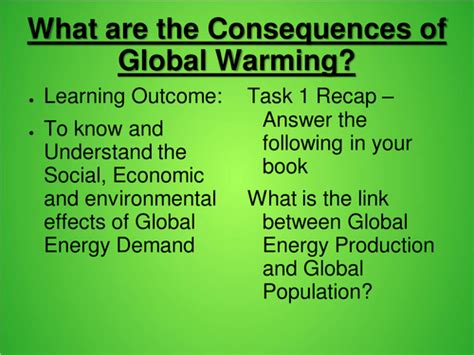 What Are The Effects Of Global Warming Teaching Resources