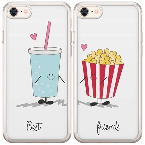 90 best friend quotes on staying friends forever | spirit button. Frisdrank & popcorn siliconen BFF hoesjes voor 2 ...