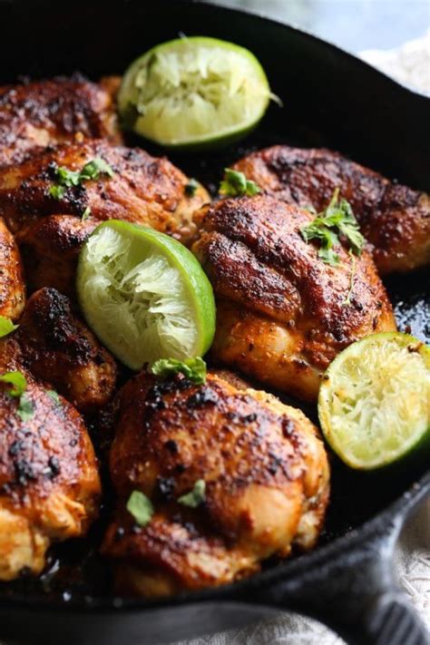 Spicy Skillet Lime Chicken Is A Super Easy Flavor Packed Skillet Dish