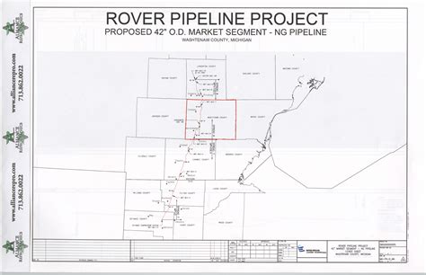 Et Rover Pipeline Washtenaw County Maps March 2015