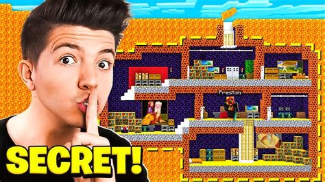How to make custom banner in mc подробнее. I Found Preston's SECRET Underground Lava Base in ...