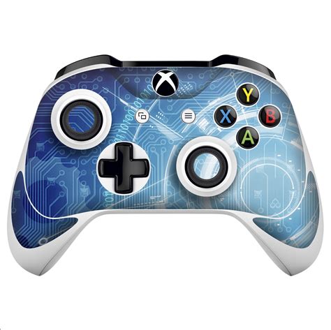 Blue Digital Skin ΓΙΑ Microsoft Xbox One S Controller Germanosgr