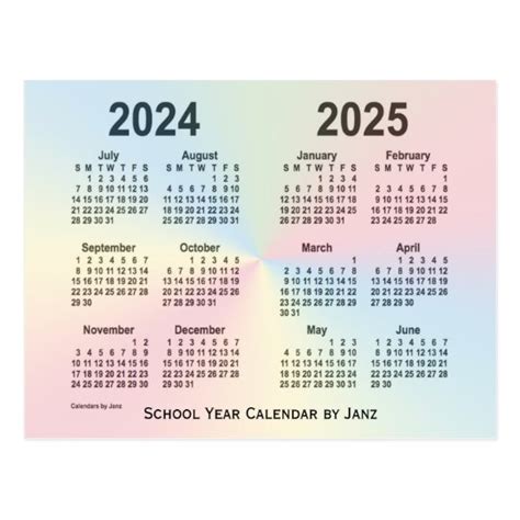 2024 2025 School Calendar 2024 Calendar Printable