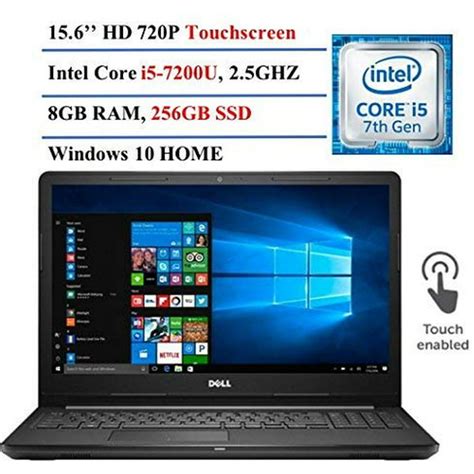 Dell 156 Touchscreen Laptop 156 Inch Hd Backlit Display Intel I5
