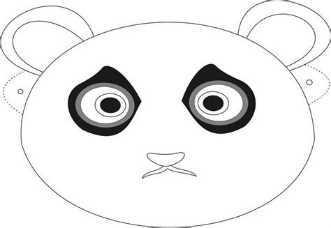 Panda Bear Template Coloring Home