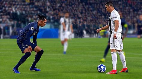 Cristiano Ronaldo Juventus Dribbling Speed Technique Skill Gambaran