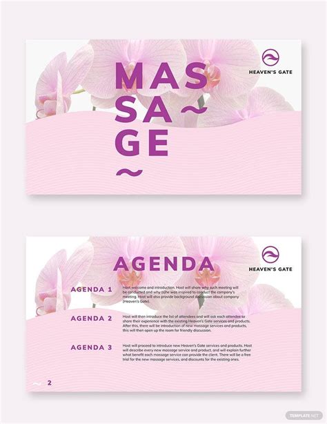 massage presentation template in keynotes psd powerpoint illustrator download