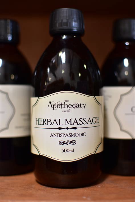 Herbal Massage Antispasmodic The Apothecary