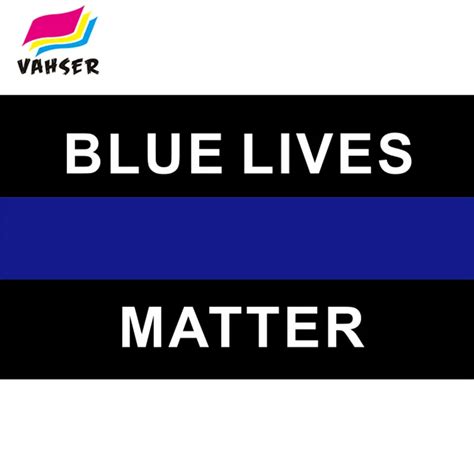 Blue Lives Matter Flag 3x5ft 100 Polyester Printed Flags Metal Buckle