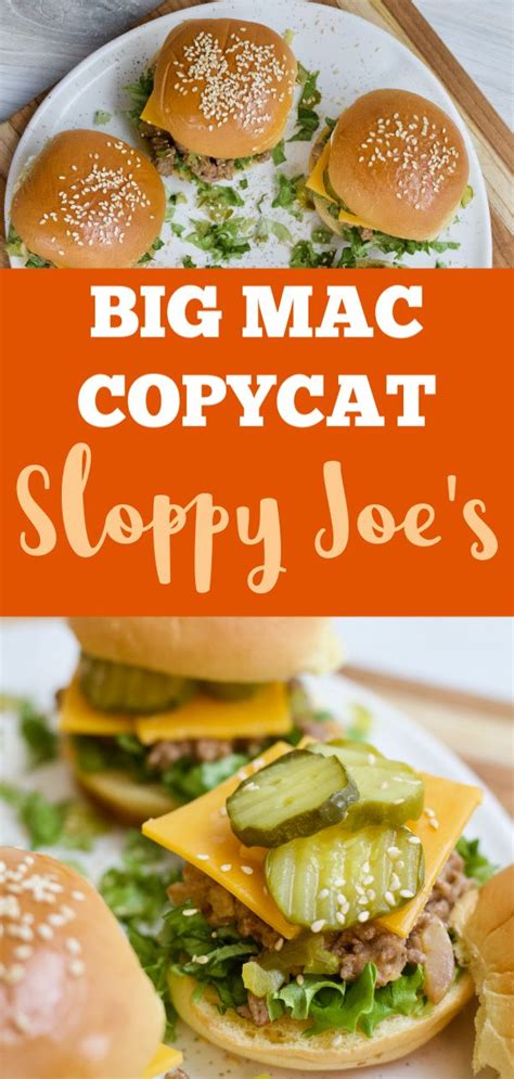 This went over big at the fire station. The BEST Sloppy Joe Recipe: Big Mac Copycat - Slice of ...
