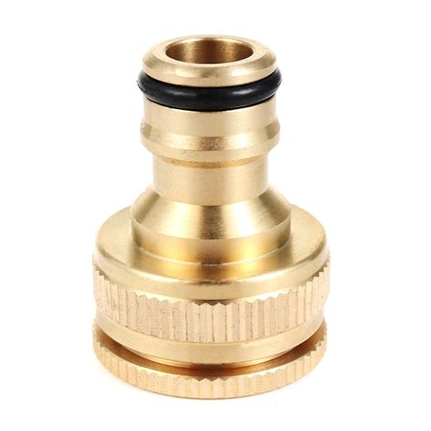 Pcs Mm Pure Brass Faucets Standard Outside Tap Connector Washing