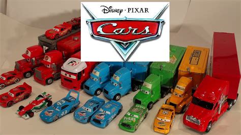 Pixar Cars The Haulers With Lightning Mcqueen Mack And More Youtube