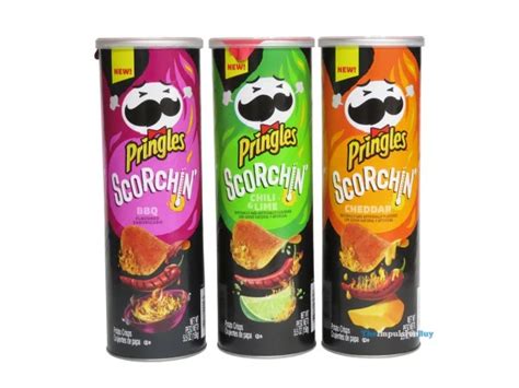 Review Pringles Scorchin Potato Crisps The Impulsive Buy