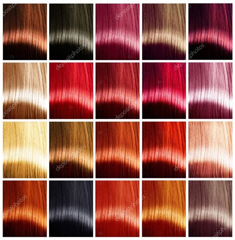 Hair Colors Palette Stock Photo By ©subbotina 80038496