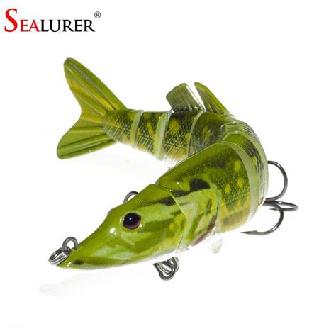 Sealurer 125cm 20g Multi Joints Fish 9 Sections Isca Artificial Pike