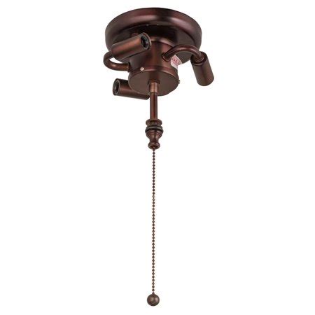 If your ceiling fan pull chain is broken because it was pulled out of the switch, there's an easy way to fix it. 10 in. Pull Chain Flush Cluster Ceiling Fixture - Walmart.com