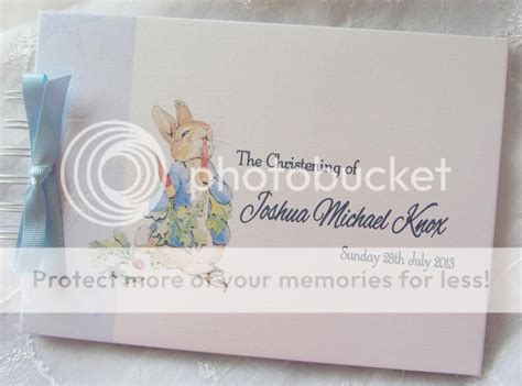 Personalised Baby Christening Naming Day Baptism Guest Book Scrapbook