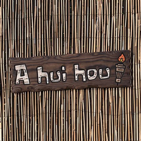 Hawaiian A hui hou Wall Art Wood Carving | Etsy