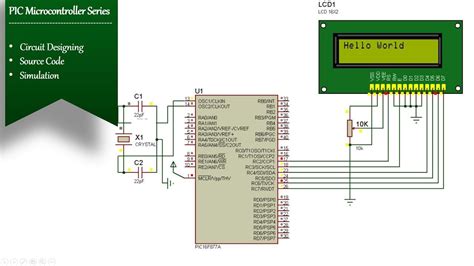 Interfacing Lcd And Keypad With Pic16f877a Microcontroller