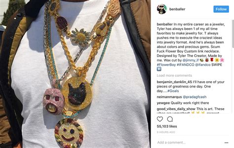 Tyler The Creator S Insane Ben Baller Made Jewelry Is Gonna Make It A Cold Summer