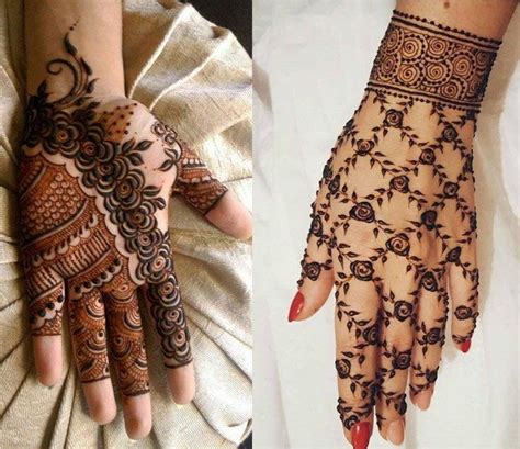 15 Unique And Attractive Black Henna Designs For Hands 2018 19 Black