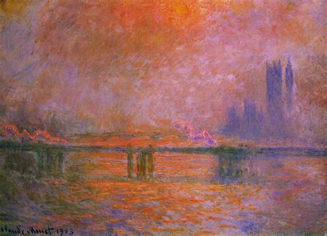 Claude Monet Charing Cross Bridge The Thames