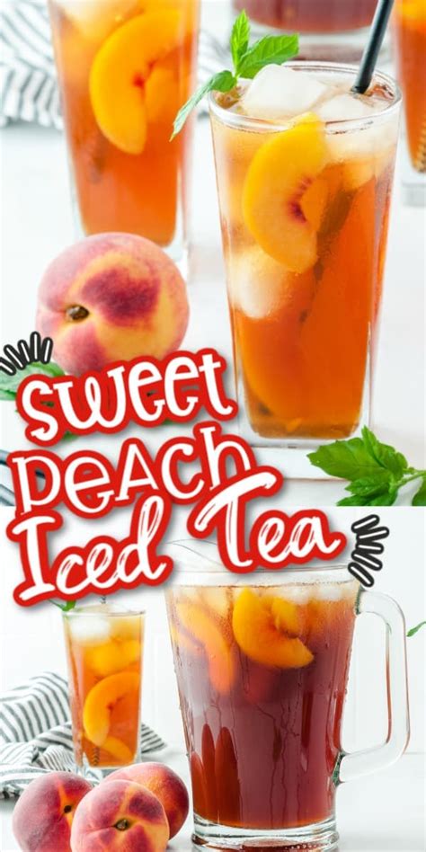 Peach Iced Tea Sweet Tea Recipe Princess Pinky Girl