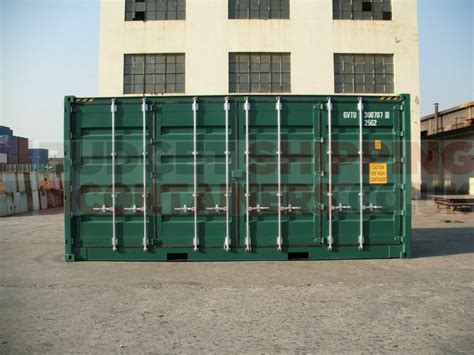 20ft High Cube Side Opening Shipping Containers One Trip New