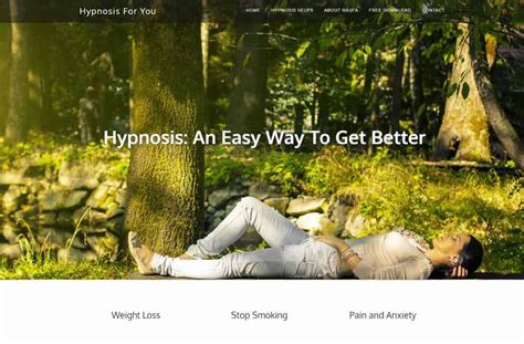 Website Samples Hypnosis For You Sedona Website Design