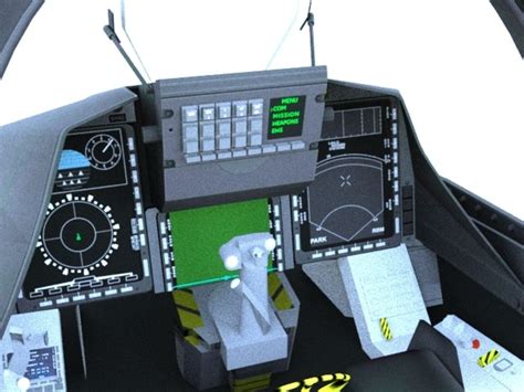 Jas 39 Gripen Cockpit Modello 3d 22 Unknown Obj Max Fbx Dae 3ds Free3d