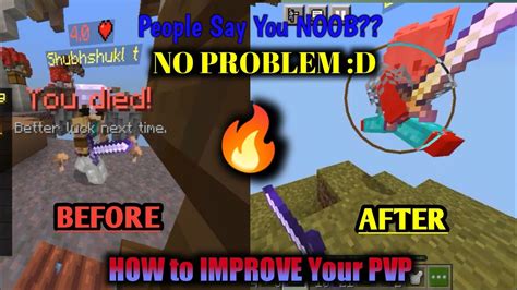 Mcpe Pvp Guide Mobile Tutorial Youtube
