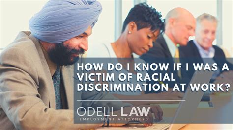 Examples Of Racial Discrimination Odell Law Top Employment Lawyer