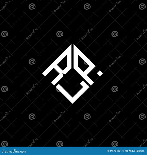 Rlp Letter Logo Design On Black Background Rlp Creative Initials