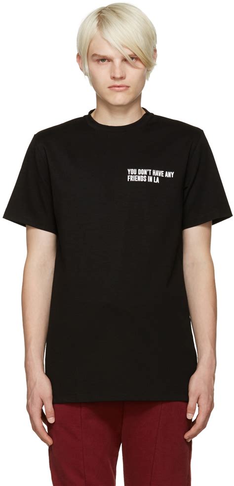 Pyer Moss Black Graphic T Shirt Ssense