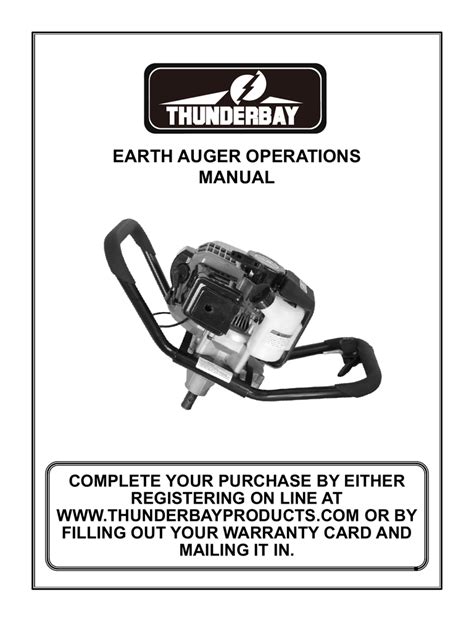 Thunder Bay Y43 Earth Auger Parts The Earth Images Revimageorg